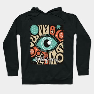 Ophthalmology colorful Brafdesign Hoodie